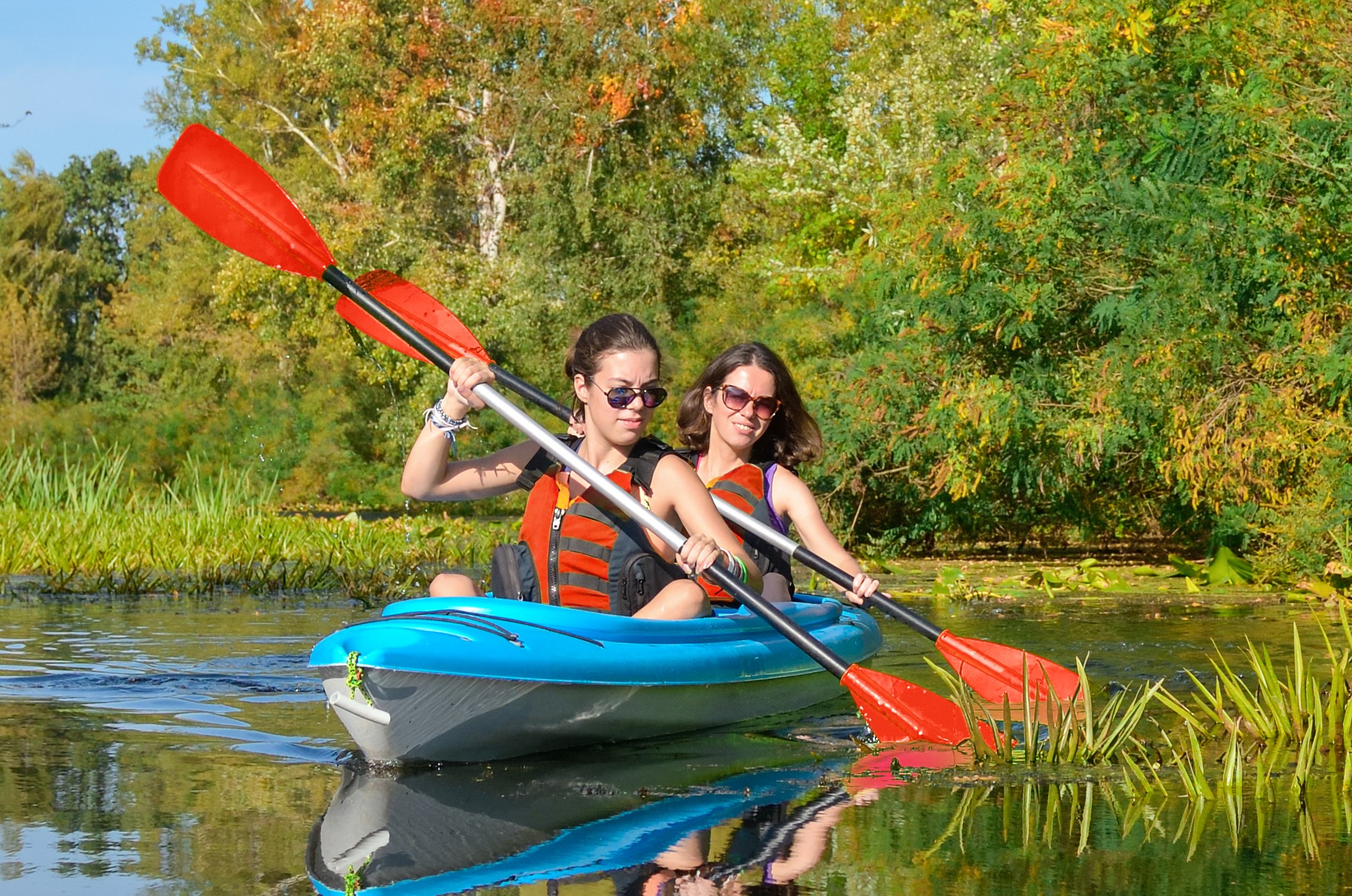 Domein van Palogne - Afvaart van de Ourthe met kajak